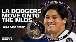 MLB Wild Card RECAP ⚾️ Dodgers sweep Reds + Yankees, Padres & Guardians force Game 3 | SC with SVP