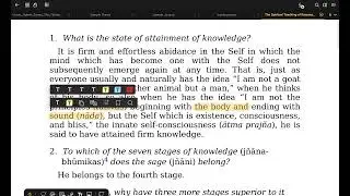 What is the state of attainment of knowledge?