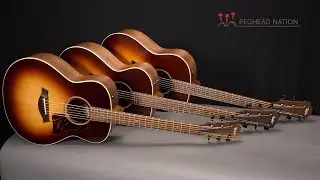 Демонстрация Taylor American Dream Sunburst Series от Peghead Nation