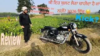 Bullet350 military black standard 2024model review after 1.5 years bike advantages or disadvantages 