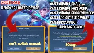 Removed Device Lock ML & We Have Detected That your Device and IP Address Has Changed ML 2023