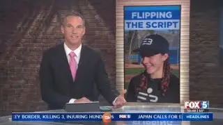 Ellie Seda on Fox 5 News San Diego MLB Trailblazer Series #ellsbells #ellieseda #MLB
