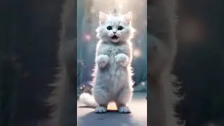 The Royal White Cat 👑 | Cutest Queen on Two Legs!