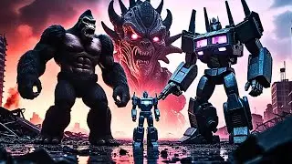 The Ultimate Alliance: King Kong vs Optimus Prime.Common Enemy Unleashed!