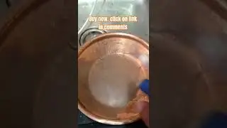 Instant shine on copper utensils💫 with Sofortig Instant metal cleaner💫