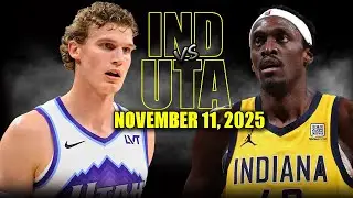 Indiana Pacers vs Utah Jazz Full Game Highlights - November 11, 2025 | NBA Season