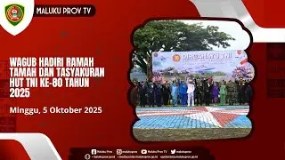Wagub Hadiri Ramah Tamah dan Tasyakuran HUT TNI Ke 80 Tahun 2025