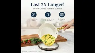 GreenPan Padova Hard Anodized Healthy Ceramic Nonstick, 10 Piece from amazon