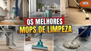 Qual o Melhor MOP DE LIMPEZA p/ comprar em 2026?Mop Spray, Mop Flat, Mop Lava e Seca, Mop Girat&oacute;rio!