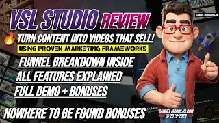 VSL STUDIO Review: 12 Video Styles! 🔴 VSL STUDIO Review + DEMO + OTO + BONUS 🔴 VSL Studio Review