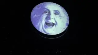 Finale of Journey Into Imagination with Figment with the Scary Eric Idle Moon!