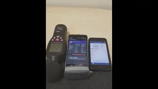NEDP calibration test with NIOSH iPhone app and DSLM