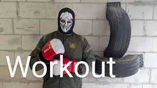 Wall Tire Punching Bag (Workout)