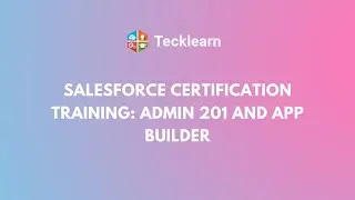 Salesforce Certification Training: Admin 201 and App Builder