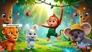 Cute Baby Animals in Jungle 🌳🐘 | Kids Cartoon Story | Backman Toons