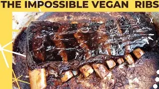 BONE-IN MOUTH WATERING VEGAN RIBS (washed flour seitan)