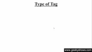 9. Type of Tag in HTML (Hindi)