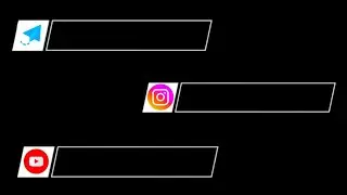 Trending Lower Thirds Animation Black Screen Video | Trending Lower Thirds Animation | Lower Thirds
