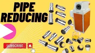 How to reduce pipe | पाइप ओडी कम कैसे करें | Tube reducing Machine