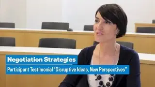 Negotiation Strategies: Participant Testimonial 