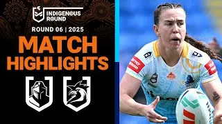 2025 NRLW Match Highlights | Titans v Roosters | Round 6