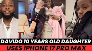 Davido's Daughter Hailey Adeleke Shows Off Her iPhone 17 PRO Max Edition 