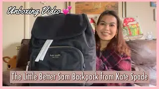 Unboxing my Backpack from Kate Spade &spades;️ | The Little Better Sam Nylon Medium Backpack