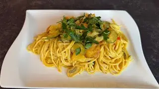 வீட்டிலேயே சுவையான Chicken Mushroom Spaghetti | Healthy Home Cooking 
