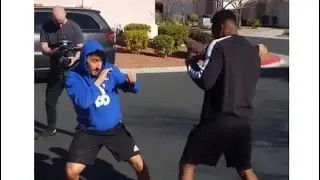 Gib training for Jake Paul fight