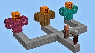 which trapdoor golem the villager will choose ?