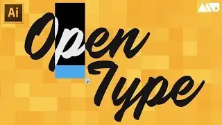 Как использовать альтернативные символы в шрифтах OpenType с помощью учебного пособия Adobe Illus...