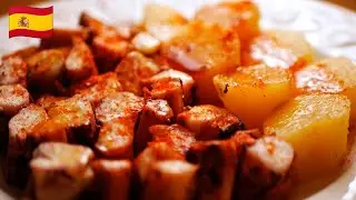 Spanish Seafood Recipe | Galician Style Octopus | Very Tender and Soft Tapas | Served with Potatoes