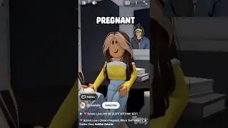 Школьная любовь 💗 Хлоя беременна, кто отец? Реакция на историю в Roblox #robloxstory #roblox #fyp