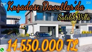 14.550.000 TL Kuşadası Davutlar'da Satılık Villa Ev Turu