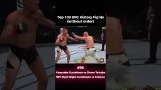 Alexander Gustaffson KOs Glover Texeira Top 100 Historic #ufc #fights #mma #highlight #champion