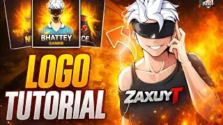 How To Create Mascot Logo🔥| Like @bonex4_ff and @zoroffxx !