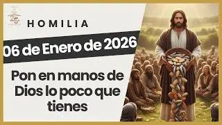 Pon en manos de Dios lo poco que tienes, y &Eacute;l har&aacute; el milagro  #EvangelioDeHoy