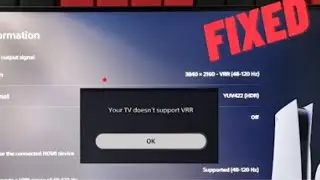 How to Enable VRR 120fps in PS5 - {Fixed} - Your TV doesn't support VRR