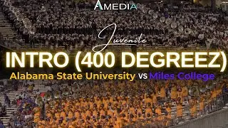 Alabama State vs Miles College 2025 | Intro to 400 Degreez Fanfare Battle | 4K 🔥🎥🎬‼️
