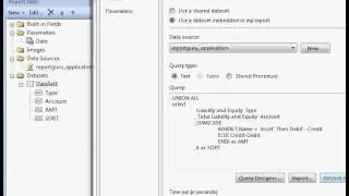 Balance Sheet in SSRS | Sorting & Setting Default Parameters | ReportingGuru