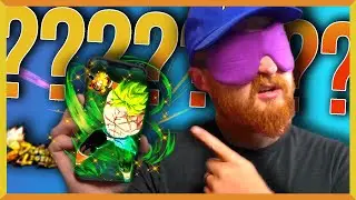 CRAZY LUCK! Playing DB Legends BLINDFOLDED! (Dragon Ball Legends Gameplay CHALLENGE)