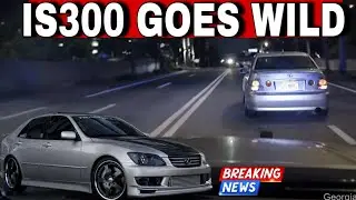 Lexus IS300 Tries Escaping Street Takeover&hellip; Georgia State Police Goes NUCLEAR In High Speed Chase!