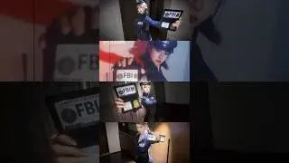 FBI Trend Transformation🖤🔥 #douyin #makeup #cosplay #transformation #ootd #shorts