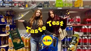 Taste Test LIDL💙🍫🧃@sofiaferraris08 #lidl#dubaichocolate#succhi#goviral#tastetest#meme