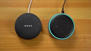 Google Nest Mini (2-го поколения) &mdash; распаковка и знакомство с Amazon Alexa Echo Dot. Как они буду...