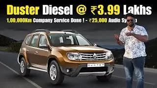 🔥 Renault Duster Diesel Used Car Tamil Review | 1 Lakh Km Service Done ✅ | Best 2025 Deal?