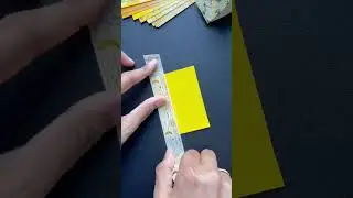 ASMR Mini Journal 💛 Yellow spread 💛 #shorts #asmr #journal #relaxing #scrapbooking #satisfying