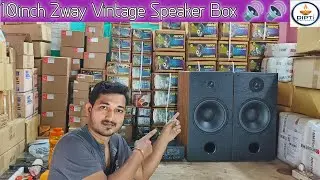10inch 2way Vintage Speaker Box 