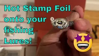 Foil Hot Stamp Your Metal Jig Fishing Lures To Make Them Brand New!
