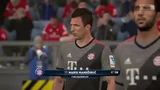 Mario Mandzukic scores for FC Bayern against Mainz 05 - FIFA 17 Career Mode Champions Cup 